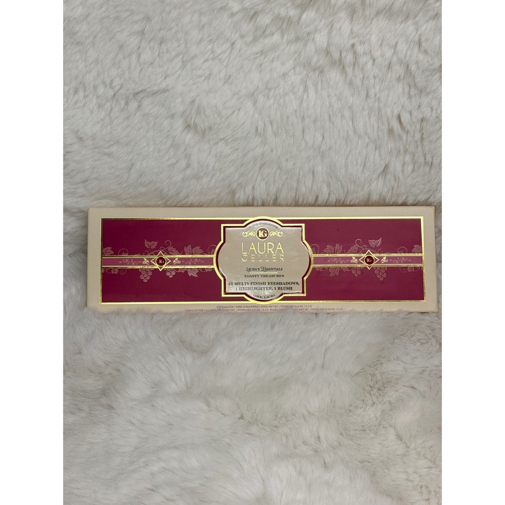 NIB Laura Geller Toasty Treasures Palette 12 Eyeshadows 1 Highlighter 1 Blush